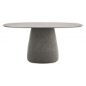 Qeeboo - Cobble Table Top 160 cm Stoneware - Grey Mix - Qeeboo Table by Elisa Giovannoni - Furnishing - Home
