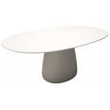 Qeeboo - Cobble Table Top 190 cm HPL - Warm White - Qeeboo Table by Elisa Giovannoni - Furnishing - Home
