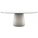 Qeeboo - Cobble Table Top 190 cm HPL - Warm White Black Stratified - Qeeboo Table by Elisa Giovannoni - Furnishing - Home