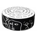 Qeeboo - Dawn Pouf L - Ottomano Qeeboo by Shantell Martin - Arredo - Casa
