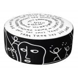 Qeeboo - Dawn Pouf L - Ottomano Qeeboo by Shantell Martin - Arredo - Casa