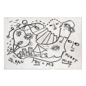 Qeeboo - Dream Dimension Carpet Rectangular - Tappeto Qeeboo by Shantell Martin - Arredo - Casa