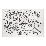 Qeeboo - Dream Dimension Carpet Rectangular - Tappeto Qeeboo by Shantell Martin - Arredo - Casa