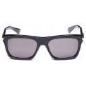 Alexander McQueen - Men’s City T-Bar Rectangular Sunglasses - Black Smoke - Alexander McQueen Eyewear