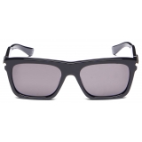 Alexander McQueen - Men’s City T-Bar Rectangular Sunglasses - Black Smoke - Alexander McQueen Eyewear