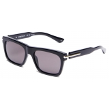 Alexander McQueen - Men’s City T-Bar Rectangular Sunglasses - Black Smoke - Alexander McQueen Eyewear