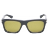 Alexander McQueen - Men’s City T-Bar Rectangular Sunglasses - Grey Yellow - Alexander McQueen Eyewear