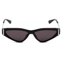 Alexander McQueen - Women's Side T-Bar Sunglasses - Black Smoke - Alexander McQueen Eyewear