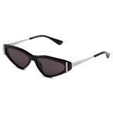 Alexander McQueen - Women's Side T-Bar Sunglasses - Black Smoke - Alexander McQueen Eyewear