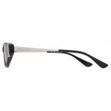 Alexander McQueen - Women's Side T-Bar Sunglasses - Black Smoke - Alexander McQueen Eyewear