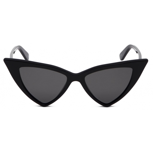 Alexander McQueen - Occhiali da Sole Spike da Donna - Nero Fumo - Alexander McQueen Eyewear
