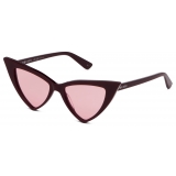 Alexander McQueen - Women's Spike Sunglasses - Burgundy Pink - Alexander McQueen Eyewear