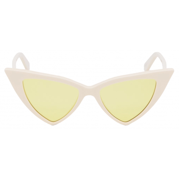 Alexander McQueen - Women's Spike Sunglasses - Ivory Yellow - Alexander McQueen Eyewear