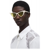 Alexander McQueen - Women's Spike Sunglasses - Ivory Yellow - Alexander McQueen Eyewear