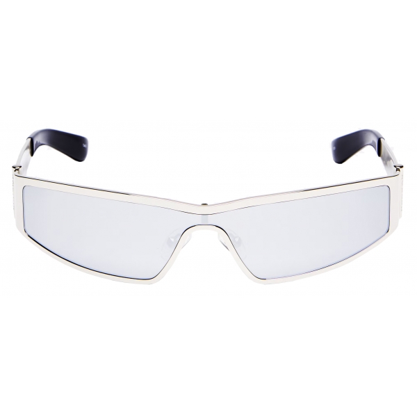 Alexander McQueen - Y2k Metal Sunglasses - Light Silver - Alexander McQueen Eyewear