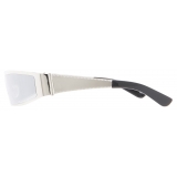 Alexander McQueen - Y2k Metal Sunglasses - Light Silver - Alexander McQueen Eyewear