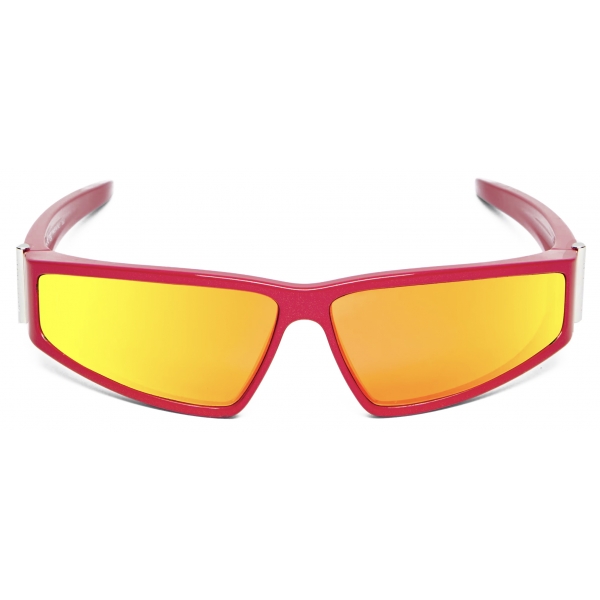 Alexander McQueen - Y2k Sunglasses - Red Orange - Alexander McQueen Eyewear