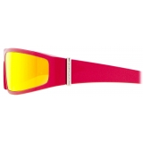 Alexander McQueen - Y2k Sunglasses - Red Orange - Alexander McQueen Eyewear