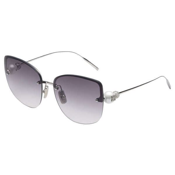 Givenchy - 4G Pearl Sunglasses in Metal with Crystals - Black Silver - Sunglasses - Givenchy Eyewear