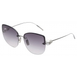 Givenchy - 4G Pearl Sunglasses in Metal with Crystals - Black Silver - Sunglasses - Givenchy Eyewear