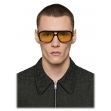 Givenchy - GV One Sunglasses in Acetate and Metal - Black Yellow - Sunglasses - Givenchy Eyewear