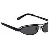 The Attico - Norma Cat Eye Sunglasses in Black - Sunglasses - Official - The Attico Eyewear by Linda Farrow