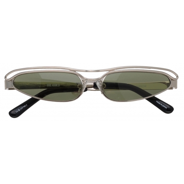 The Attico - Norma Cat Eye Sunglasses in Silver - Sunglasses - Official - The Attico Eyewear by Linda Farrow