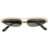 The Attico - Occhiali da Sole Norma Cat Eye in Oro Giallo - Occhiali da Sole - Official - The Attico Eyewear by Linda Farrow