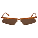 The Attico - Norma Cat Eye Sunglasses in Yellow Gold - Official - The Attico Eyewear by Linda Farrow