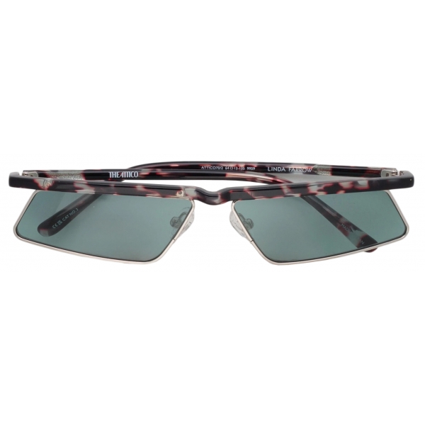 The Attico - Aria Cat Eye Sunglasses in Silver - Sunglasses - Official - The Attico Eyewear by Linda Farrow