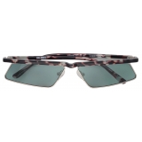 The Attico - Aria Cat Eye Sunglasses in Silver - Sunglasses - Official - The Attico Eyewear by Linda Farrow