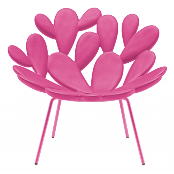 Qeeboo - Filicudi Armchair Colored - Bright Pink - Qeeboo Chair by Marcantonio - Furnishing - Home