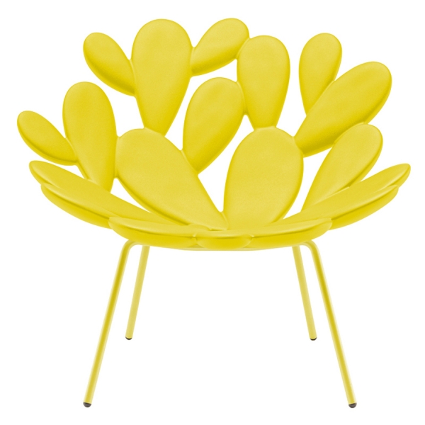 Qeeboo - Filicudi Armchair Colored - Yellow - Qeeboo Chair by Marcantonio - Furnishing - Home