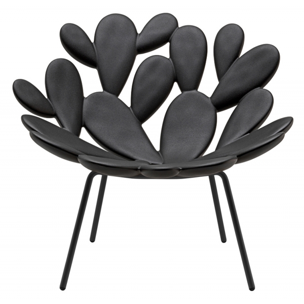 Qeeboo - Filicudi Armchair Colored - Black - Qeeboo Chair by Marcantonio - Furnishing - Home
