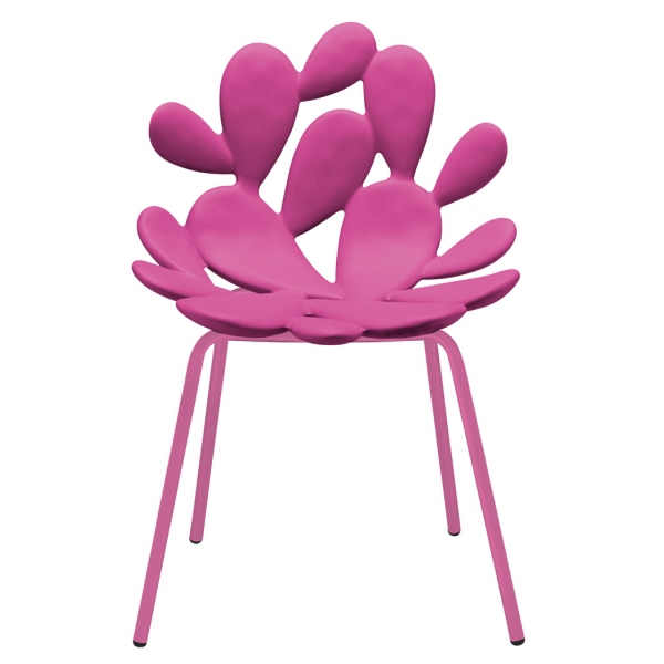 Qeeboo - Filicudi Chair Colored - Set of 2 Pieces - Bright Pink - Qeeboo Chair by Marcantonio - Furnishing - Home