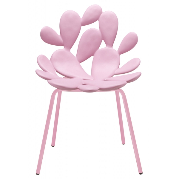 Qeeboo - Filicudi Chair Colored - Set of 2 Pieces - Pink - Qeeboo Chair by Marcantonio - Furnishing - Home