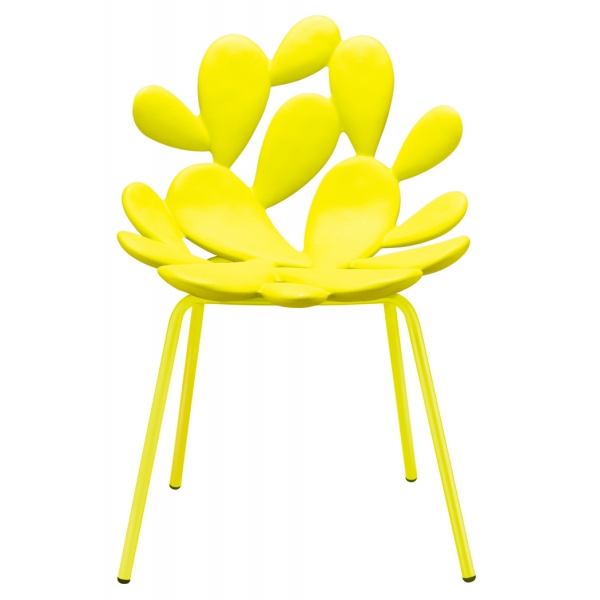 Qeeboo - Filicudi Chair Colored - Set of 2 Pieces - Yellow - Qeeboo Chair by Marcantonio - Furnishing - Home