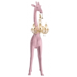 Qeeboo - Giraffe in Love M Indoor - Pink - Qeeboo Chandelier by Marcantonio - Lighting - Home