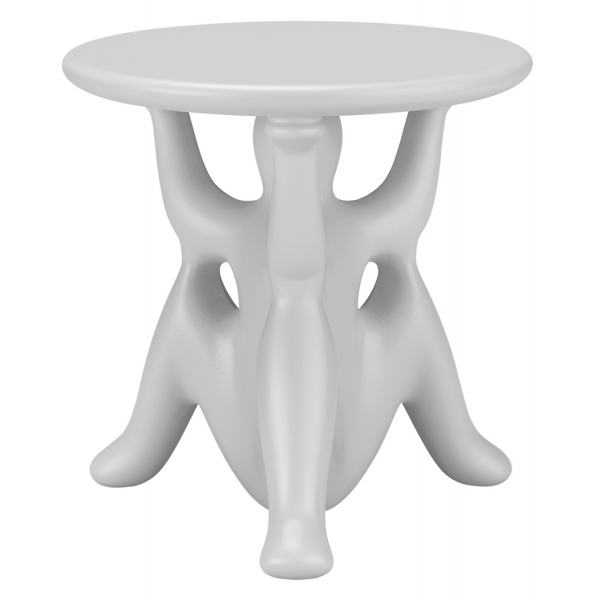 Qeeboo - Helpyourself Side Table - Light Grey - Qeeboo Side Table by Philippe Starck - Furnishing - Home