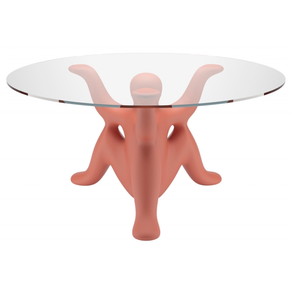 Qeeboo - Helpyourself Table - Terracotta - Qeeboo Table by Philippe Starck - Furnishing - Home
