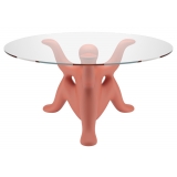 Qeeboo - Helpyourself Table - Terracotta - Qeeboo Table by Philippe Starck - Furnishing - Home