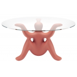 Qeeboo - Helpyourself Table - Terracotta - Qeeboo Table by Philippe Starck - Furnishing - Home