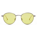 Loewe - Groove Round Sunglasses - Yellow - Loewe Eyewear
