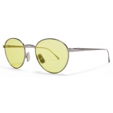 Loewe - Groove Round Sunglasses - Yellow - Loewe Eyewear