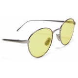 Loewe - Groove Round Sunglasses - Yellow - Loewe Eyewear