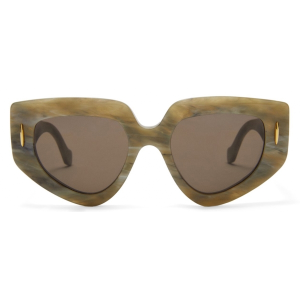 Loewe - Butterfly Screen Sunglasses - Marble Pale Green - Loewe Eyewear