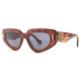 Loewe - Small Butterfly Screen Sunglasses - Flamed Havana - Loewe Eyewear