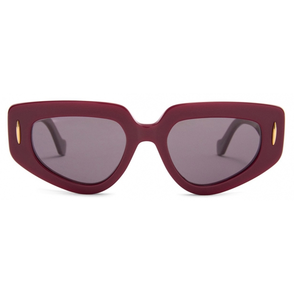 Loewe - Small Butterfly Screen Sunglasses - Burgundy - Loewe Eyewear