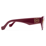 Loewe - Small Butterfly Screen Sunglasses - Burgundy - Loewe Eyewear