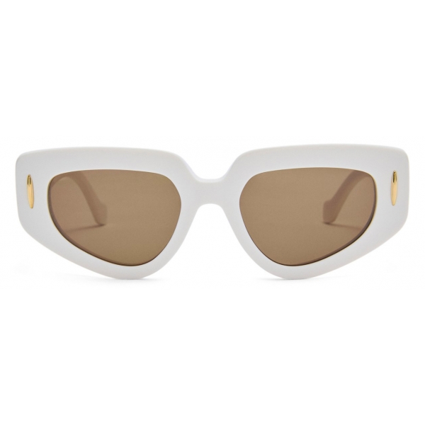 Loewe - Small Butterfly Screen Sunglasses - Solid White - Loewe Eyewear